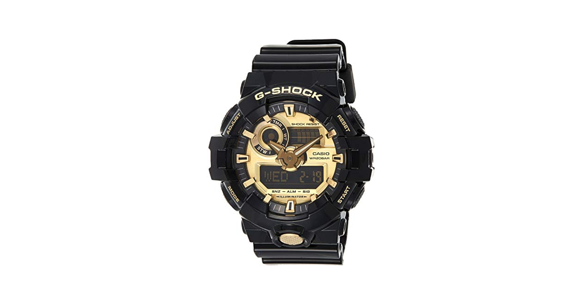 美品CASIO G-SHOCK 5522 GA-710GB ブラック ゴールド GA-710GB-1AJF | CASIO